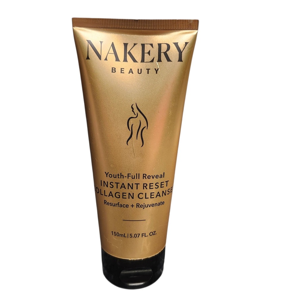 Nakery Beauty Collagen Cleanser 5.07oz Gold Youth-Full Reveal Instant Reset